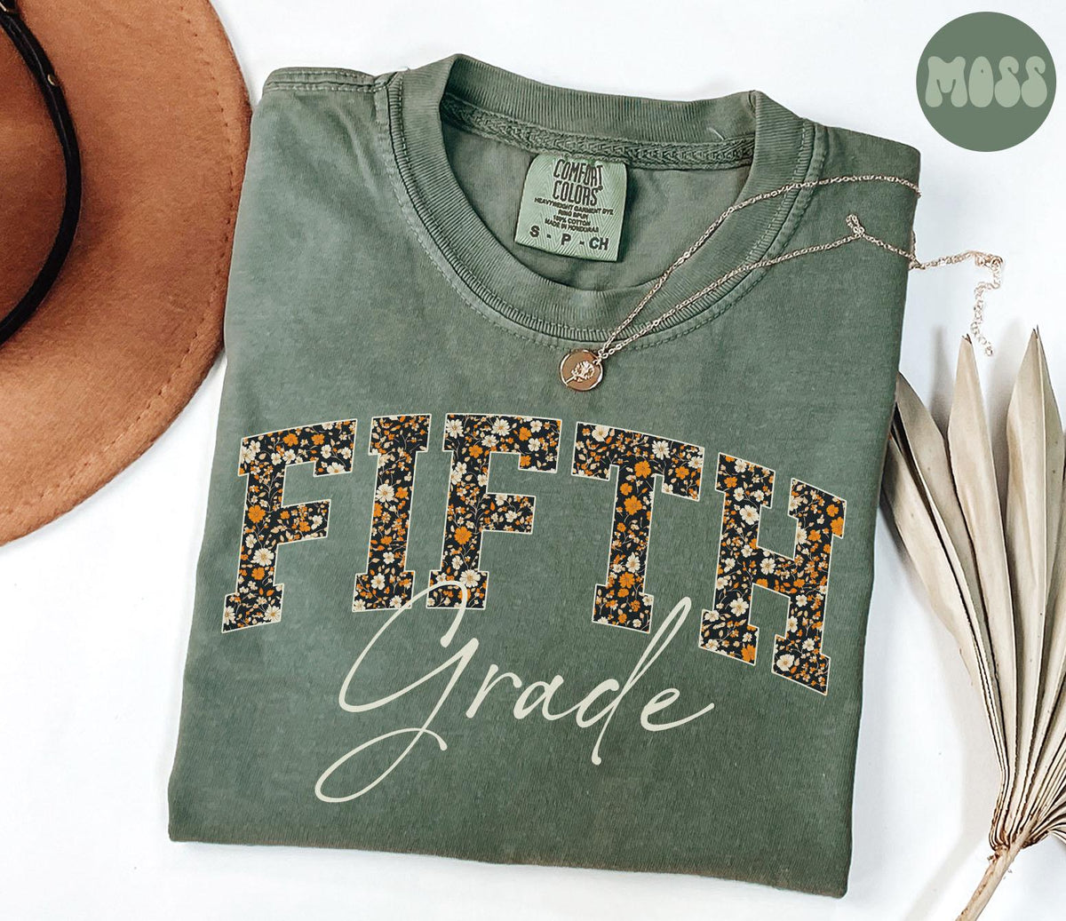 Comfort Colors Fifth Grade Shirt Fall Autumn Teacher Tee 5th Grade TShirt Back to School Fifth Grade Department Gifts Crew Squad Graphic Tee – Cozy Vibes · Top Pick For Any Outfit