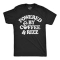 Powered By Coffee and Rizz Gen Z Shirts Rizz Shirts Charisma Shirts Coffee Lover Gifts Sarcastic T Shirt Funny Shirt For Men Coffee T Graphic Tee – Aesthetic Look · Perfect For Daily Wear