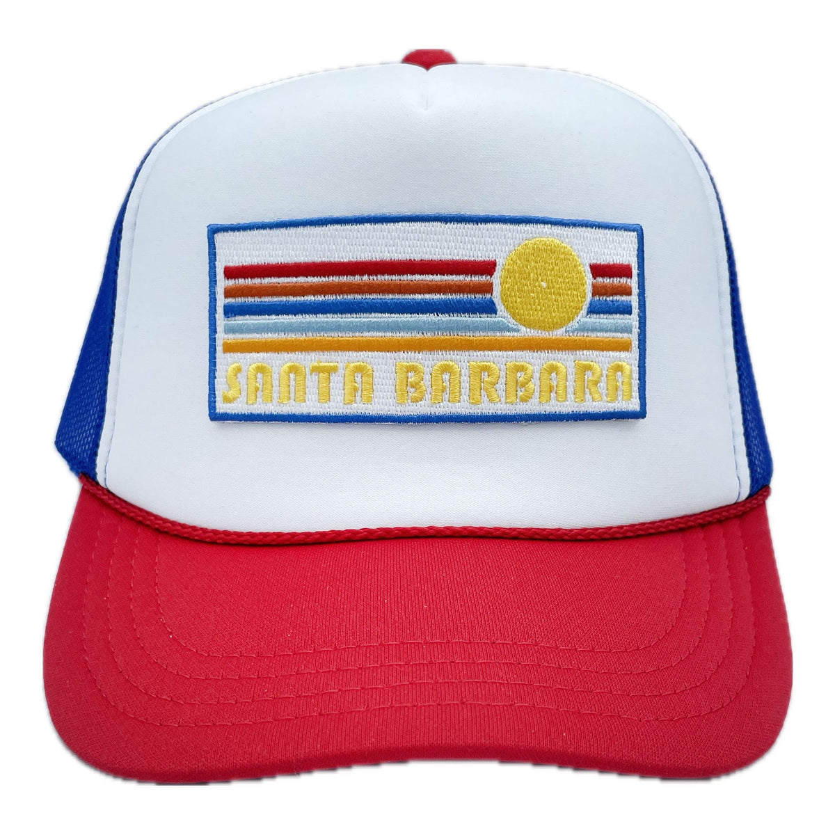 Santa Barbara California Kid39s Trucker Hat Ages 211 Retro Sun Snapback Santa Barbara Toddler Hat Kid39s Hat Graphic Tee – Everyday Comfort · Perfect For Daily Wear