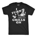 BBQ Shirt Barbecue Dad Shirt Cooking T Shirt Funny Dad Shirt Gift For Dad Fathers Day Shirt Steak Shirts I Turn On Grills Innuendo Graphic Tee – Soft Feel · Must-Have Style
