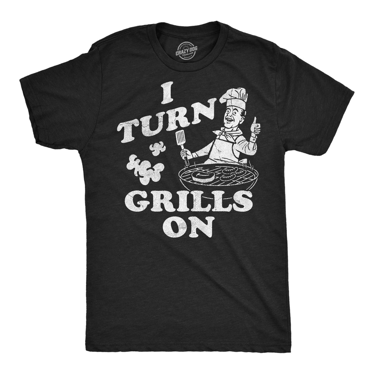 BBQ Shirt Barbecue Dad Shirt Cooking T Shirt Funny Dad Shirt Gift For Dad Fathers Day Shirt Steak Shirts I Turn On Grills Innuendo Graphic Tee – Soft Feel · Must-Have Style