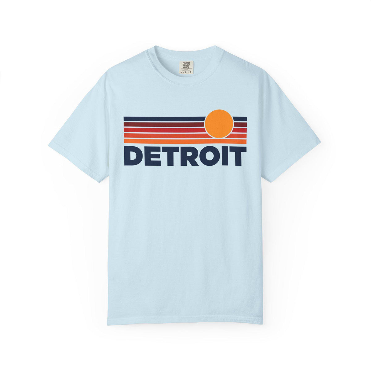 Detroit Michigan Graphic Tee Comfort Colors Retro Unisex Detroit T shirt Graphic Tee – Soft Feel · Great Gift For Fans