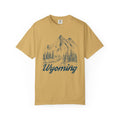 Wyoming Graphic Tee Mountain Illustration Wyoming T Shirt Graphic Tee – Fan Favorite · Trending Graphic Apparel