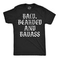 Funny Fathers Day Gift Bald Bearded and Badass Funny Dad T Shirt Bald Shirts Funny T Shirt For Dad Dad Jokes Father39s Day Graphic Tee – Everyday Comfort · Top Pick For Any Outfit