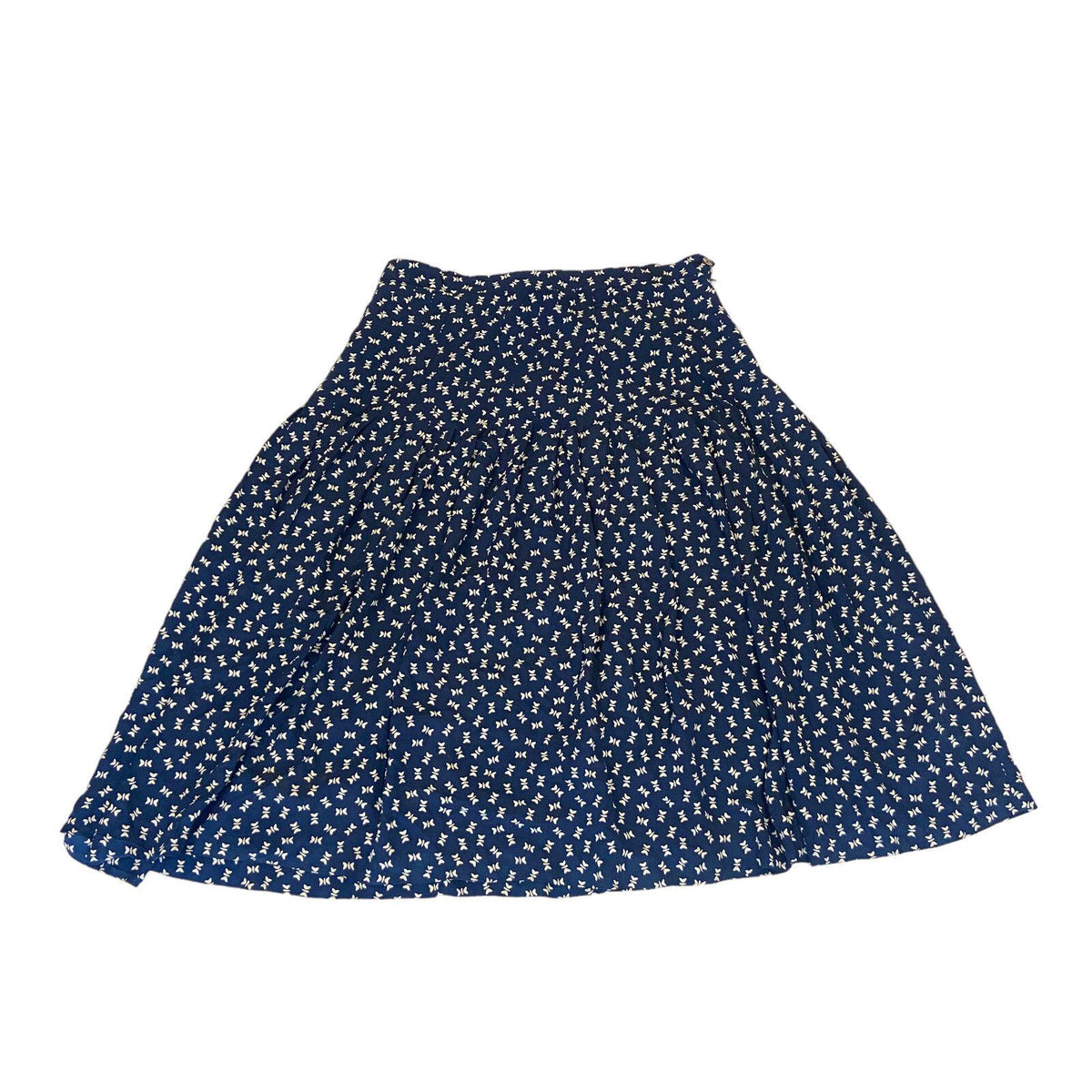 Emilio Pucci Pleated Skirt Vintage High End Designer Butterfly Midi Silk Blue Graphic Tee – Easygoing Wear · Perfect For Daily Wear