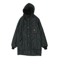 RefrigiWear Long Padded Coat Vintage Mens Navy Hooded Designer Outerwear Graphic Tee – Premium Graphic · High-Quality Print