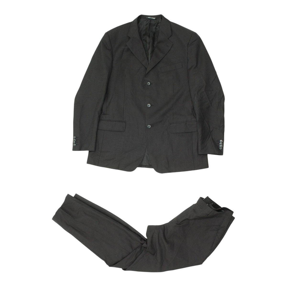 Yves Saint Laurent Suit Mens Black 2 Piece Designer 3 Button Blazer Trousers Graphic Tee – Premium Graphic · Must-Have Style