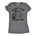 Funny Womens Shirt Sassy Rude Shirt for Women Womens Graphic Shirt Cool Womens Tees Shut The Fuck Up Retro Shirts Despite The Look Graphic Tee – Everyday Comfort · Perfect For Daily Wear