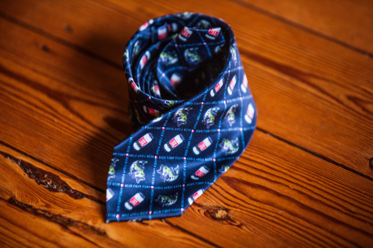 Gifts For Fisherman Unique Father39s Day Gift Beer Fishy Fishy Necktie For Work Gift For Dad Fishing Lover Gifts Funny Neckties Beer Graphic Tee – Premium Graphic · Perfect For Daily Wear
