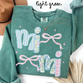 Mimi Comfort Colors Sweatshirt Grandma Crewneck Mother39s Day Gifts New Grandmother Shirt Womens Bows Sweatshirt – Fan Favorite · High-Quality Print