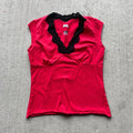 0039s vintage y2k red black lace FILA tank top size s small Tank Top – Bold Style · Must-Have Style