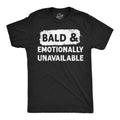 Funny Fathers Day Gift Bald and Emotionally Unavailable Funny Dad T Shirt Bald Shirts Funny T Shirt For Dad Dad Jokes Father39s Day Graphic Tee – Cozy Vibes · High-Quality Print