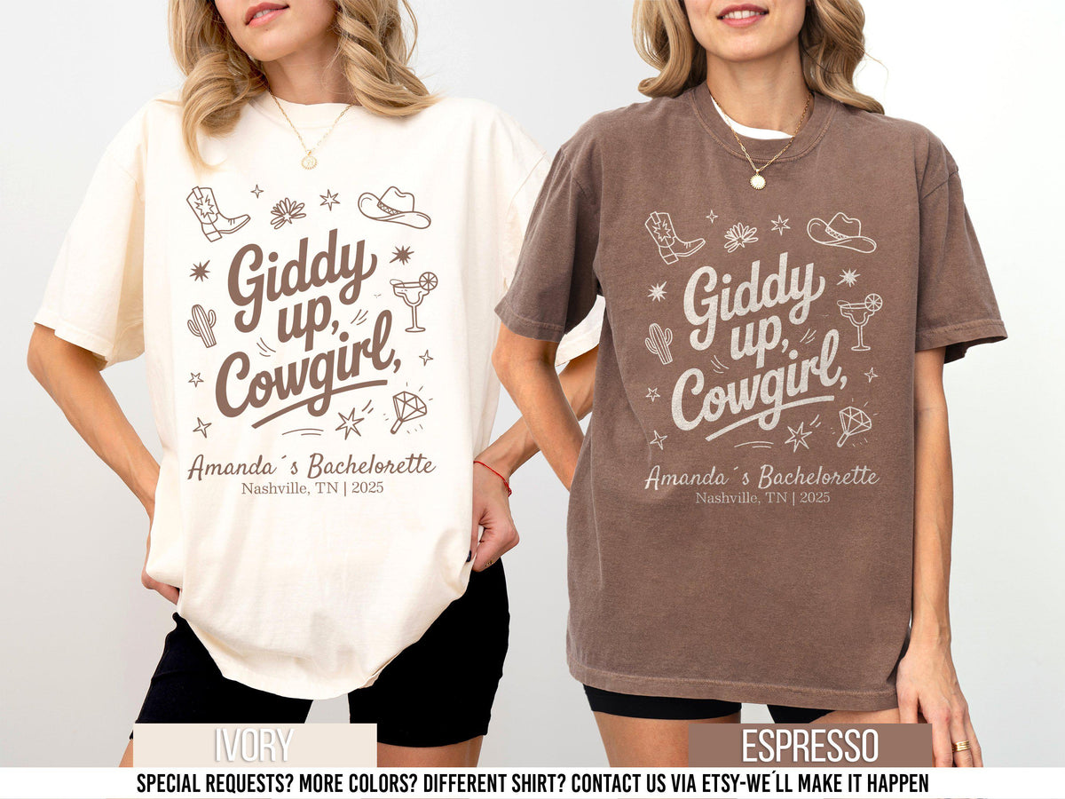 Custom Cowgirl Bachelorette Nashville Bachelorette Western Bachelorette Shirt Country Bachelorette Nash Bash Gifts Bridal Party Shirts Graphic Tee – Everyday Comfort · Top Pick For Any Outfit