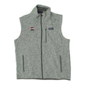 Patagonia Mens Grey Gilet Vintage Designer Full Zip Knit Bodywarmer Outdoors Graphic Tee – Warm & Stylish · High-Quality Print