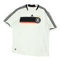 Germany Mens Home Shirt 200809 Adidas White German Football Bundesliga Graphic Tee – Warm & Stylish · Perfect For Daily Wear