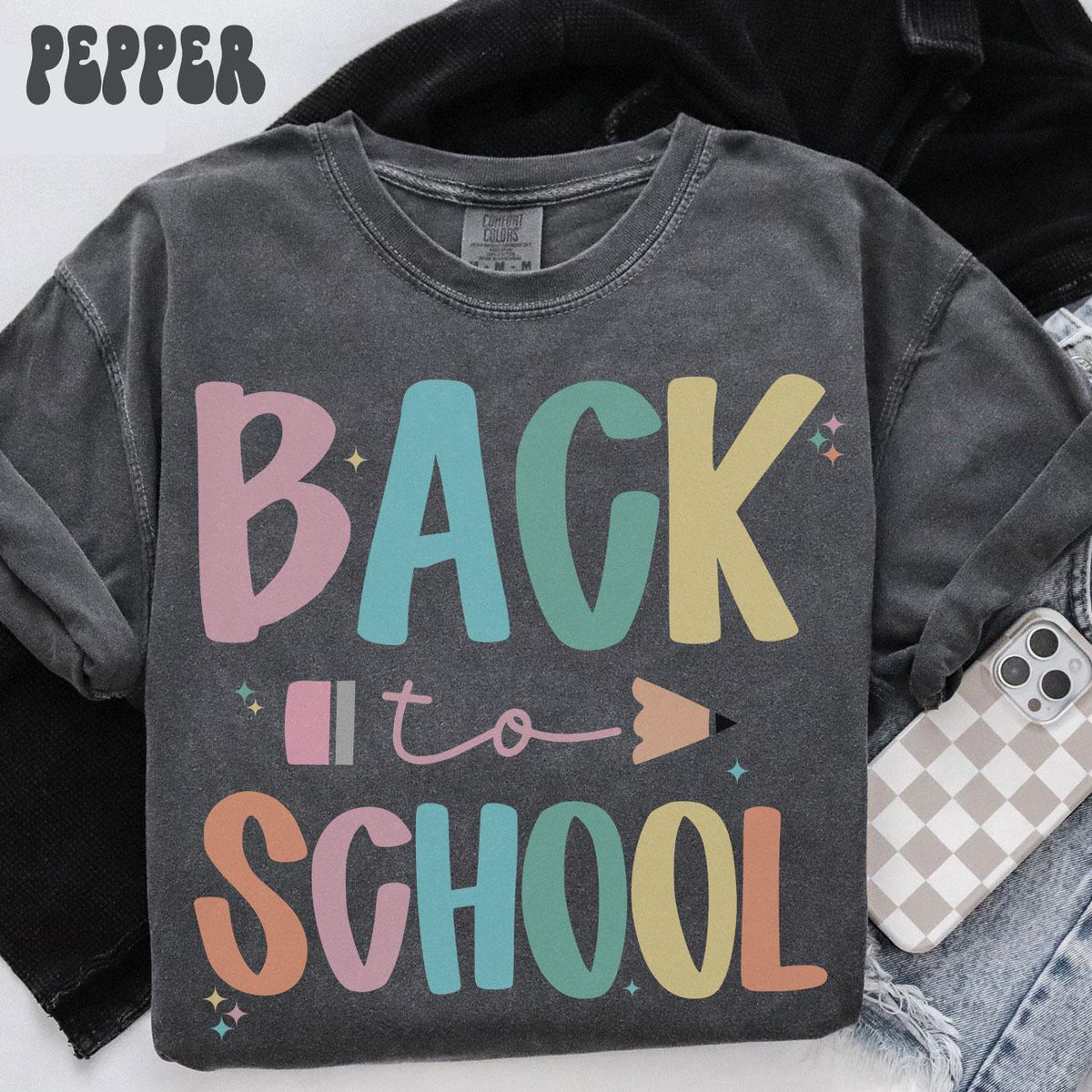 Comfort Colors Back to School Shirt Teacher Tee First Day of School TShirt 1st Day of School Welcome Back to School Gifts Graphic Tee – Everyday Comfort · Top Pick For Any Outfit