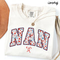 Nan Comfort Colors Shirt 4th of July Grandma TShirt Mother39s Day Gifts New Grandmother Tee Fourth of July Shirts Womens Graphic Tee – Aesthetic Look · Top Pick For Any Outfit