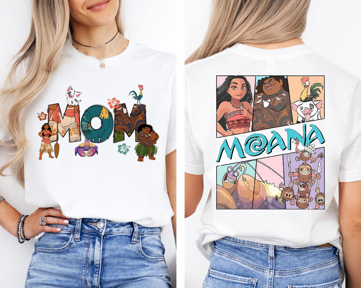 Disney Moana Mom Dad Shirt Princess Moana Family Matching T Shirt Maui Sweatshirt Hei Hei and Pua Mama Dada Tee Family Trip Shirt Gift Sweatshirt – Everyday Comfort · High-Quality Print