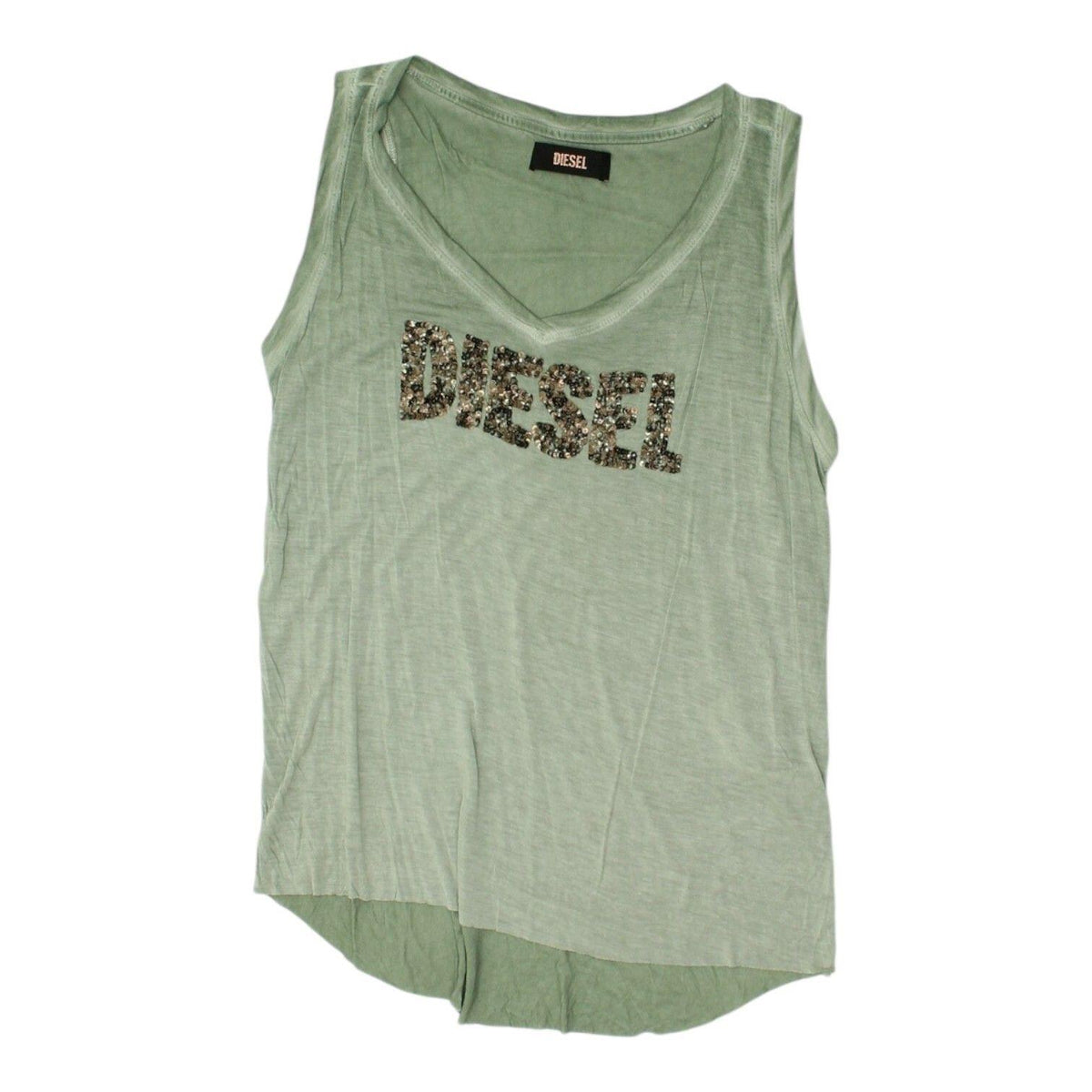 Diesel Womens Vest Top Vintage Green Sleeveless Tank Casual Summer Shirt Tank Top – Fan Favorite · Great Gift For Fans
