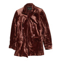 Massimo Dutti Velvet Jacket Vintage Womens Designer Burgundy Button Up Graphic Tee – Bold Style · Great Gift For Fans