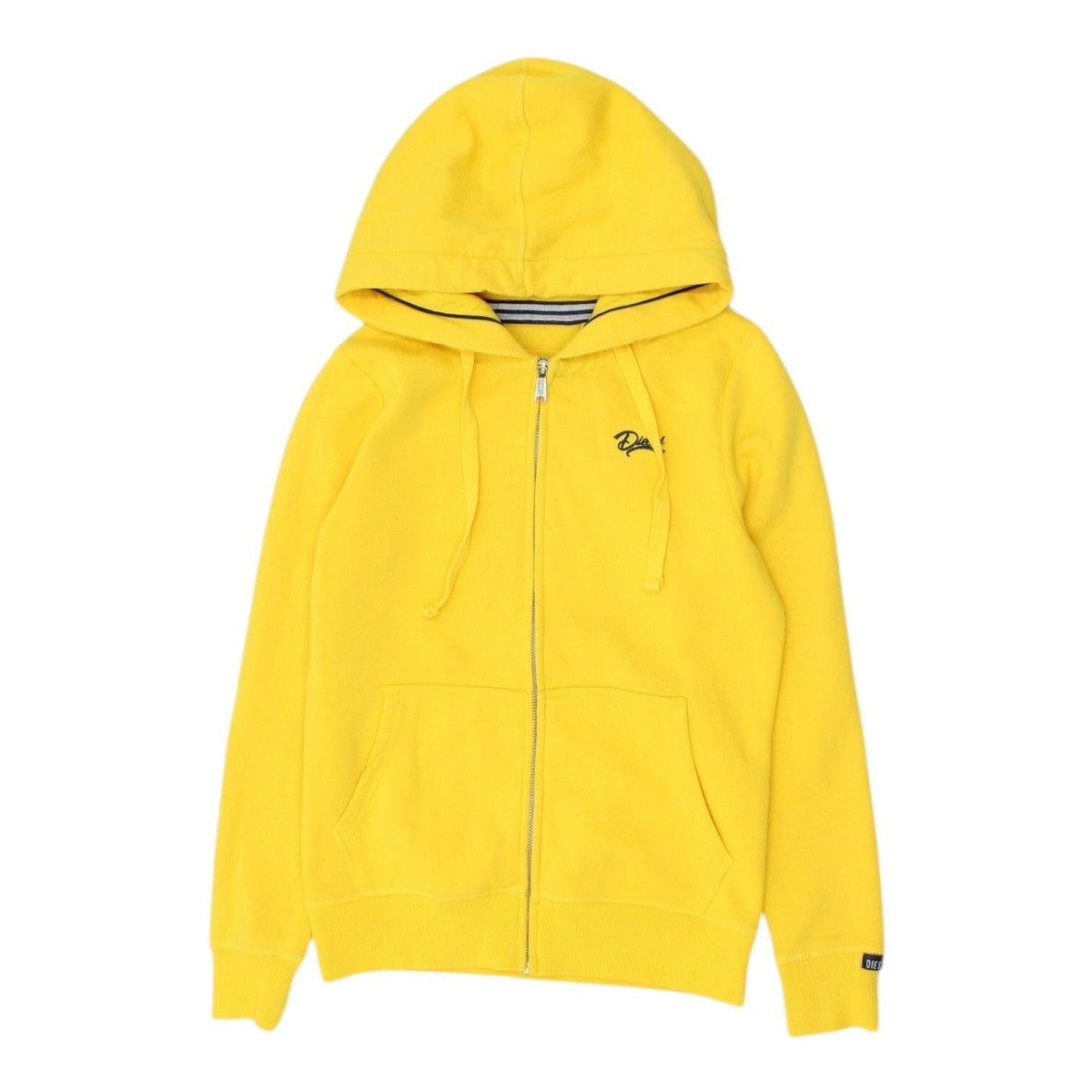 Diesel Womens Yellow Hoodie Vintage Full Zip Streetwear Logo Casual Hoody Hoodie – Soft Feel · Great Gift For Fans