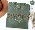 Fourth Grade Comfort Colors Shirt Fall Autumn Teacher Team TShirts 4th Grade Tee Back to School Fourth Grade Department Gifts Crew Graphic Tee – Cozy Vibes · Must-Have Style
