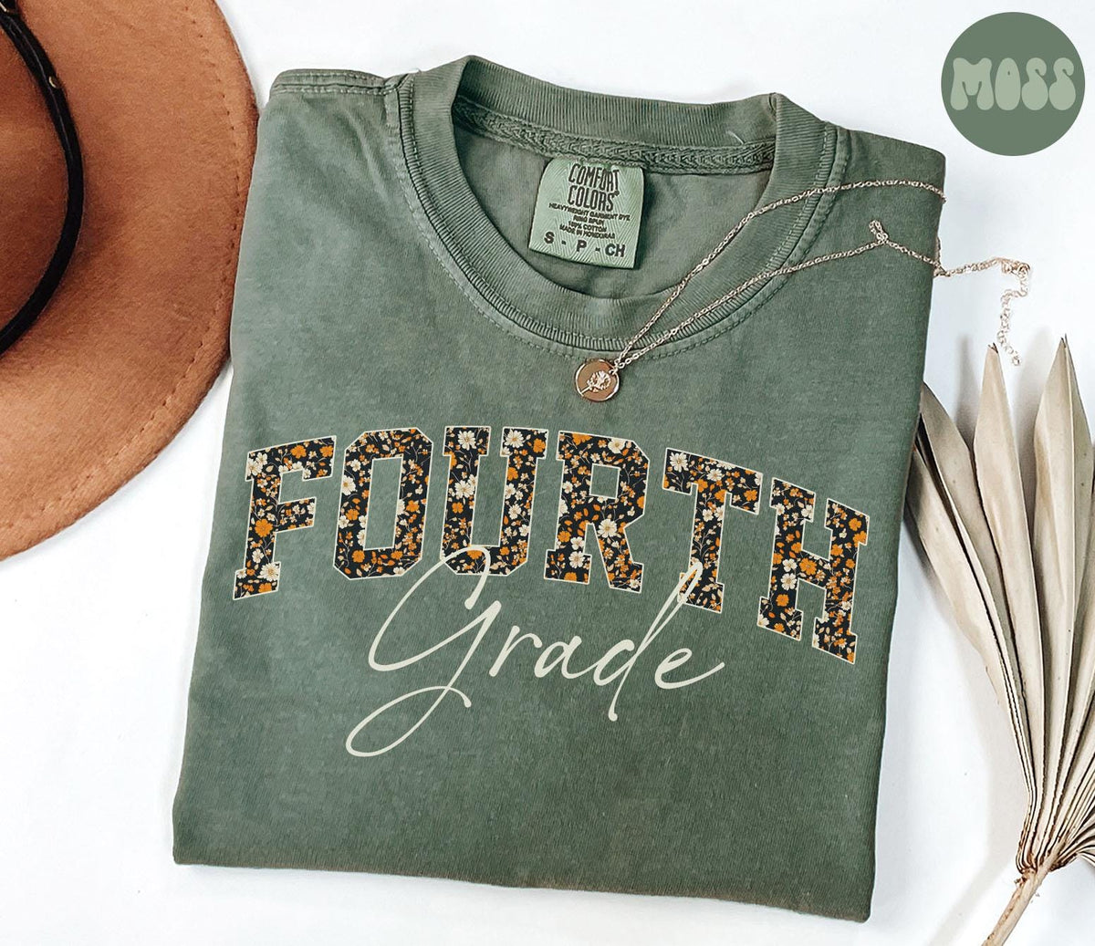 Fourth Grade Comfort Colors Shirt Fall Autumn Teacher Team TShirts 4th Grade Tee Back to School Fourth Grade Department Gifts Crew Graphic Tee – Cozy Vibes · Must-Have Style