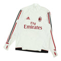 AC Milan Training Sweatshirt Adidas Mens White Italian Football Sports Top Sweatshirt – Warm & Stylish · Must-Have Style