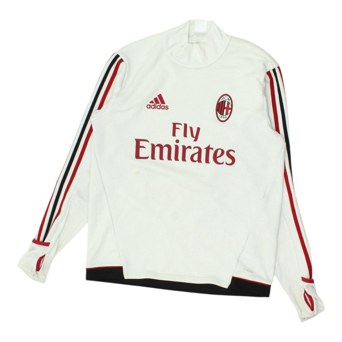 AC Milan Training Sweatshirt Adidas Mens White Italian Football Sports Top Sweatshirt – Warm & Stylish · Must-Have Style