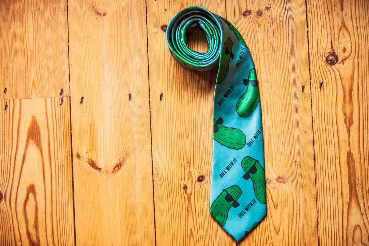 Gifts For Pickle Lovers Father39s Day Gift Dill With It Ties Funny Neckties Funny Ties For Dad Funny Pickle Ties Pickle Ties Groomsmen Graphic Tee – Premium Graphic · Perfect For Daily Wear
