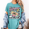 Music Teacher Shirt Music Class T Shirt Chorus Teacher Tee Back To School Band Retro It39s a Good Day Checkered Gift Graphic Tee – Soft Feel · Great Gift For Fans