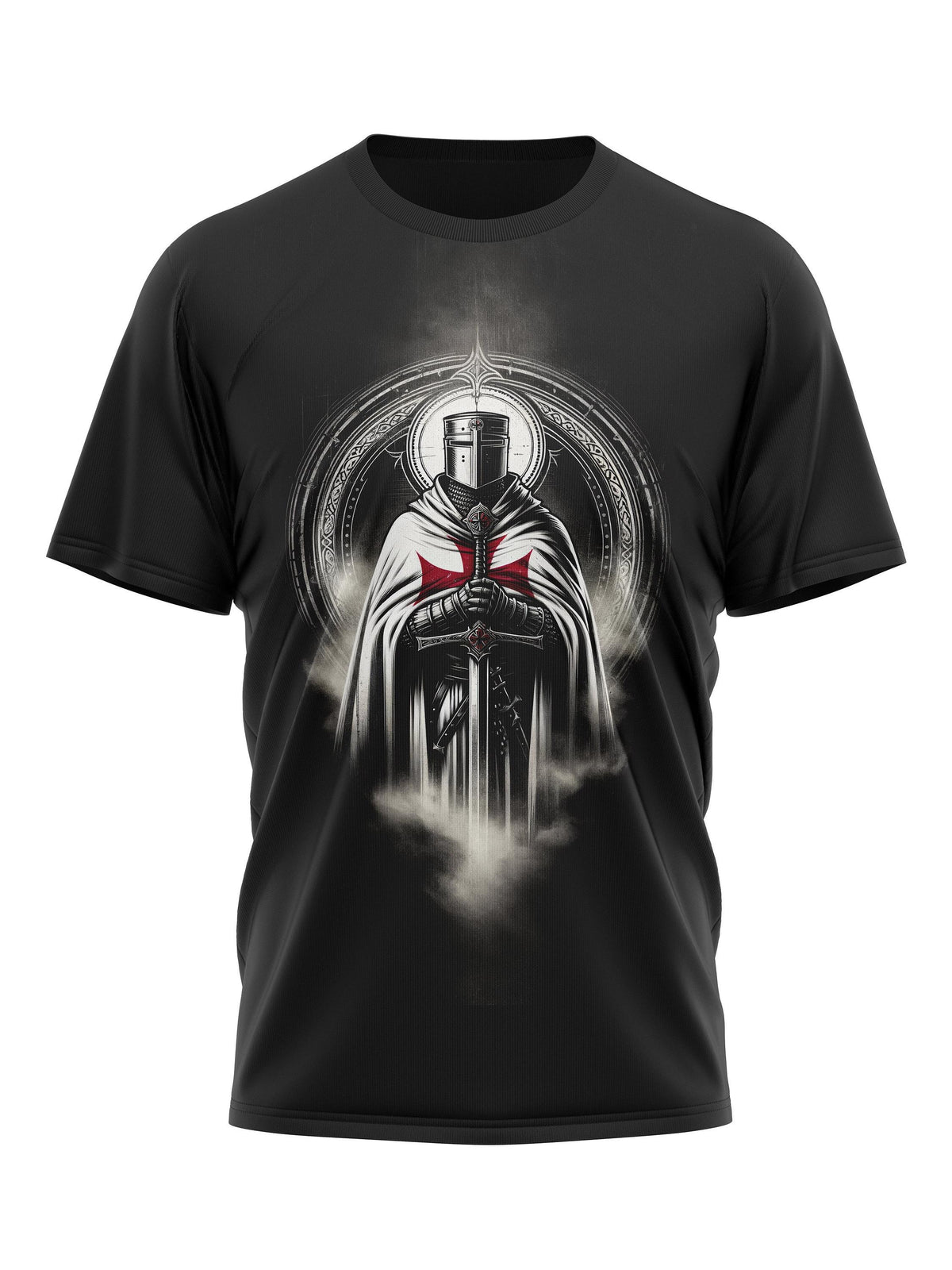 Knight Templar Mens T Shirt Gothic Viking Pagan Graphic Tee – Aesthetic Look · Must-Have Style
