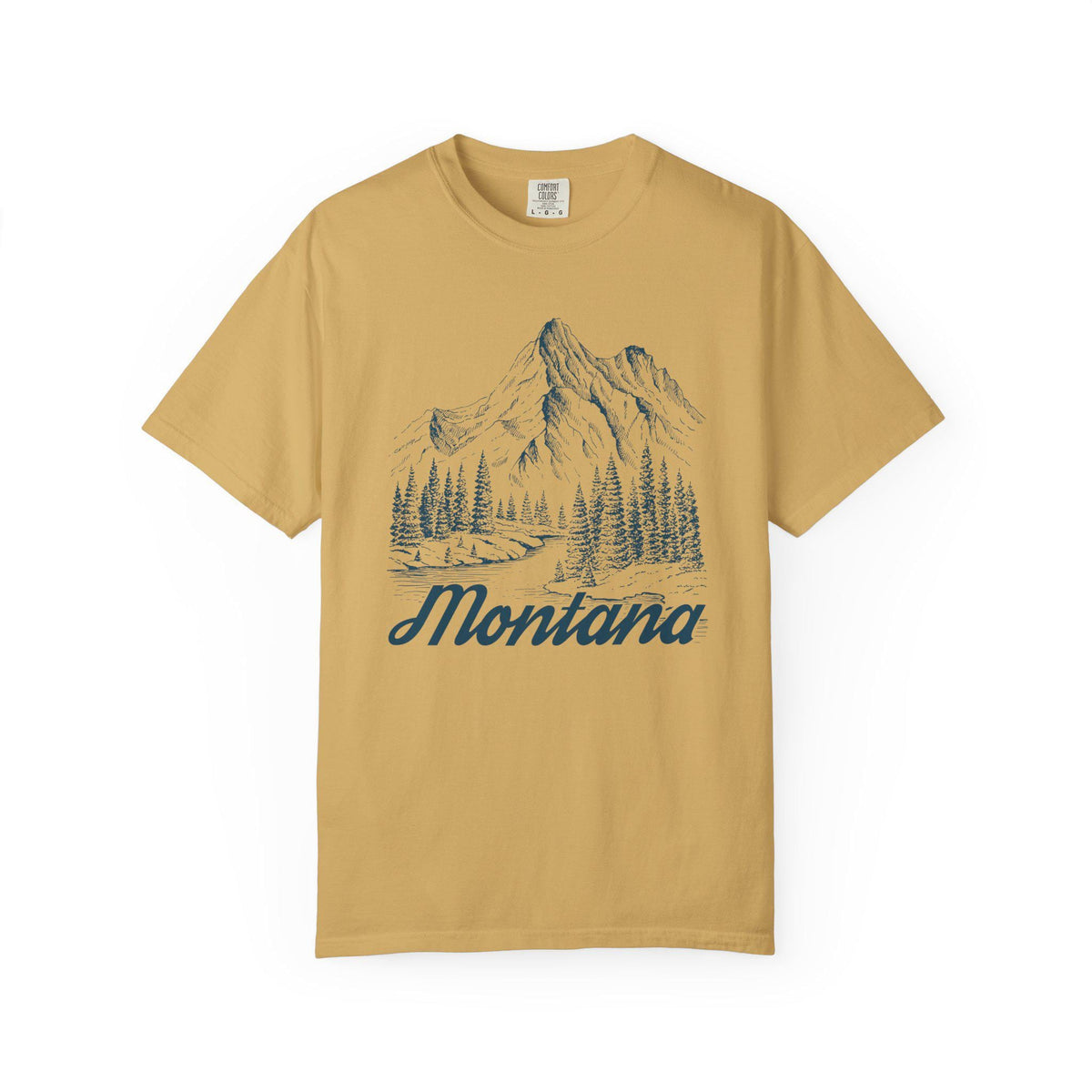 Montana Graphic Tee Mountain Illustration Montana T Shirt Graphic Tee – Fan Favorite · Perfect For Daily Wear