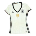 Germany Womens Home Shirt 201617 Adidas VNeck Football Jersey White Kit Jersey – Cozy Vibes · Perfect For Daily Wear