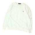 Polo Ralph Lauren Sweatshirt Vintage Designer Mens XL White Casual Crew Neck Sweatshirt – Feel-Good Design · Great Gift For Fans