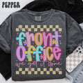 Comfort Colors Front Office Squad Shirt School Office TShirt Secretary Tee Administrative Assistant Staff Appreciation Back to School Graphic Tee – Cozy Vibes · Perfect For Daily Wear