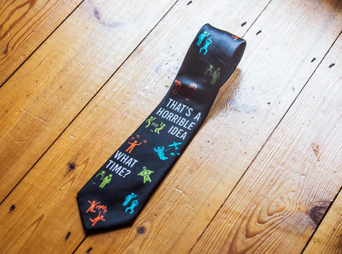 Unique Father39s Day Gift That39s A Horrible Idea What Time Necktie For Work Gift For Dad Gifts For Fathers Funny Neckties Teacher Gift Graphic Tee – Cozy Vibes · Great Gift For Fans