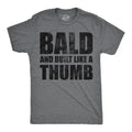 Bald and Built Like a Thumb Shirts Bald Guy Shirts Innuendo Shirts Funny Dad T Shirt Bald Shirts Funny T Shirt For Dad Rude Shirts Graphic Tee – Bold Style · Perfect For Daily Wear