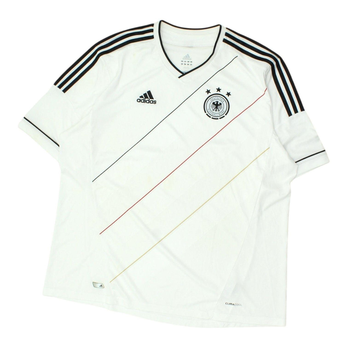 Germany Mens Home Shirt 201213 Adidas White International Football Jersey Jersey – Warm & Stylish · High-Quality Print