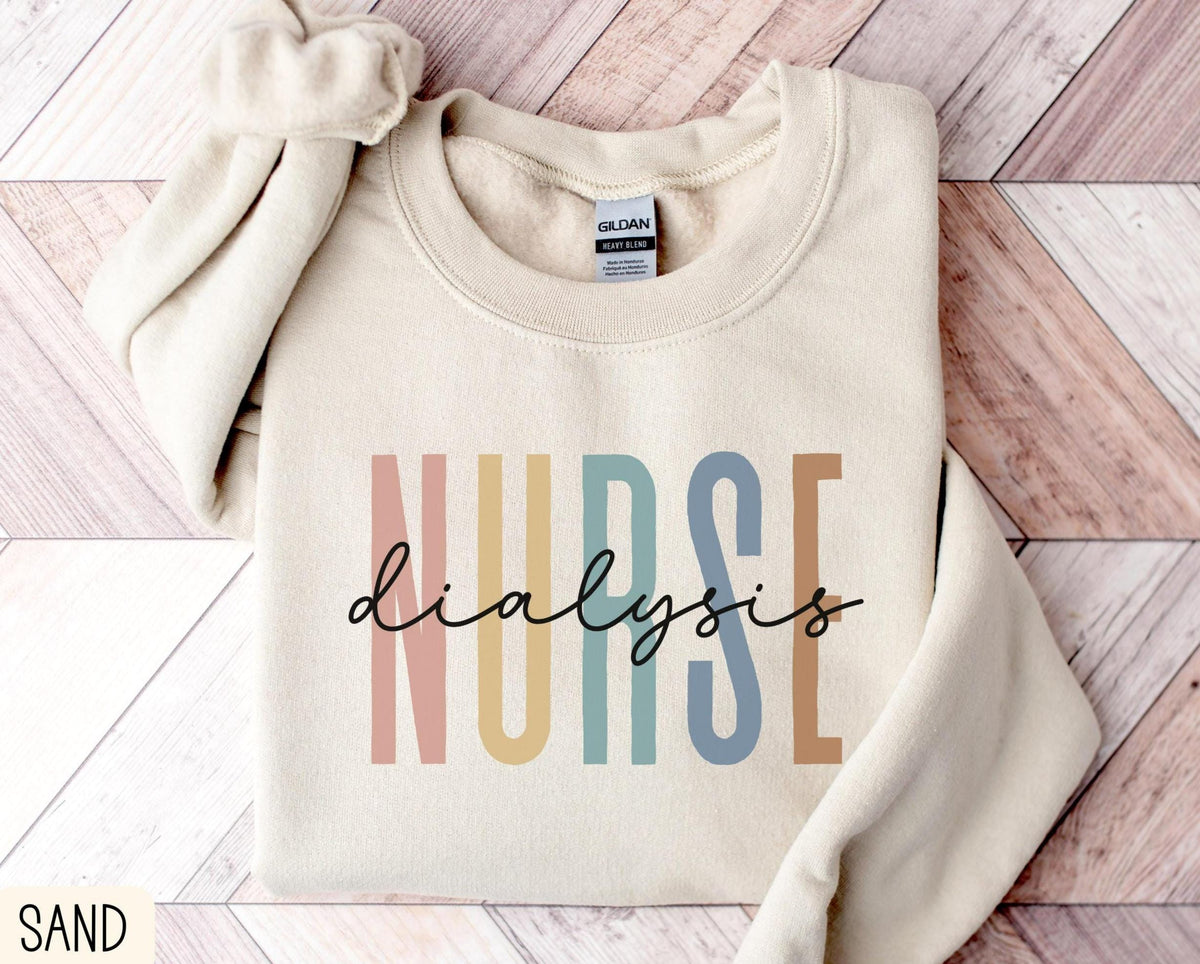 Dialysis Nurse Sweatshirt Nephrology Shirt Nurse Life Sweater RN Nursing School Gift Dialysis Nurse Gifts Nurse Pullover Crewneck Sweatshirt – Premium Graphic · Trending Graphic Apparel