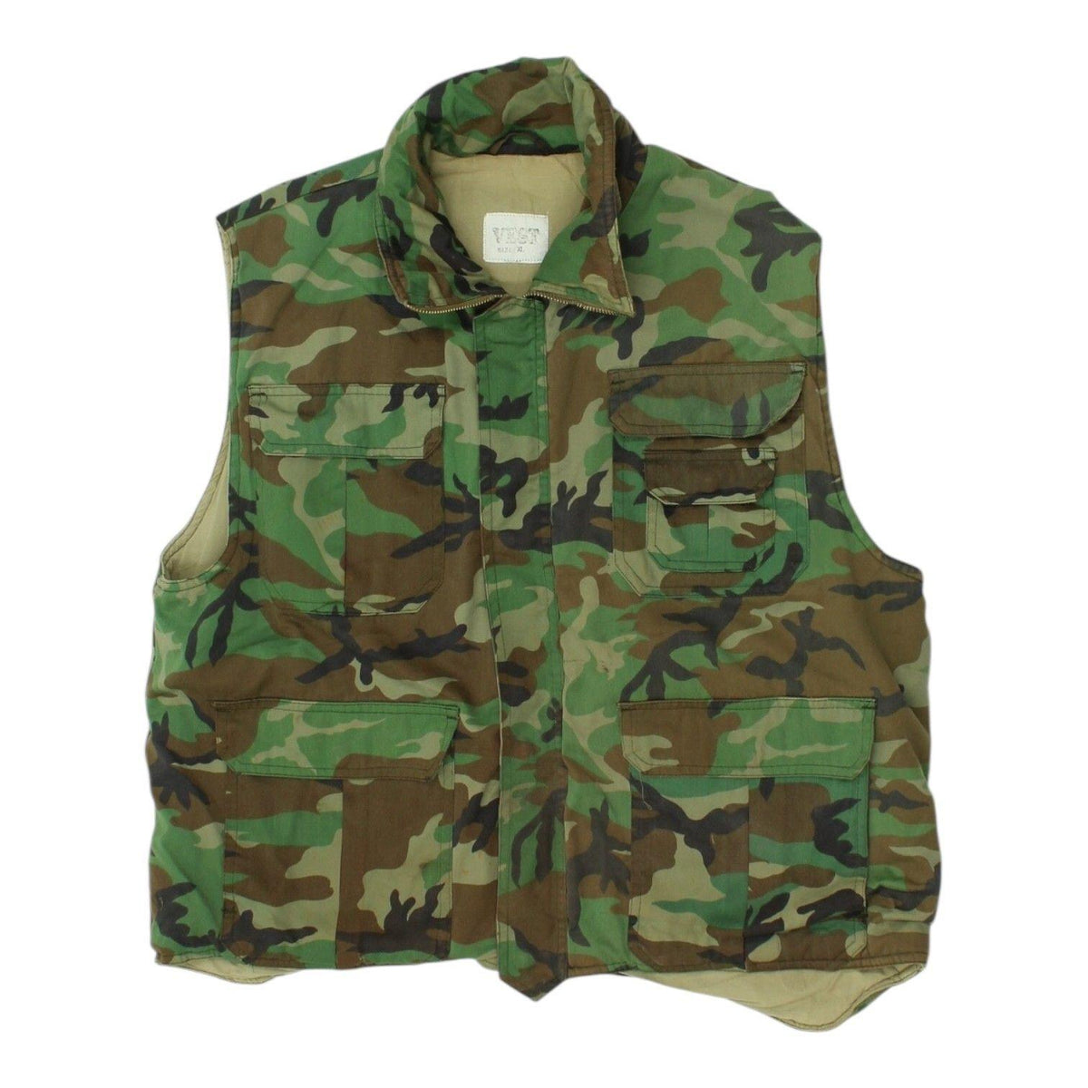 Vest Mens Green Gilet Vintage Military Style Camo Sleeveless Bodywarmer Jacket Graphic Tee – Soft Feel · Great Gift For Fans