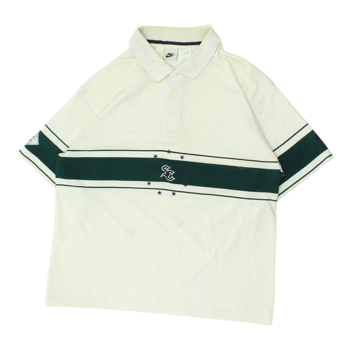 Nike Supreme Court Polo Shirt Vintage 90s Mens White Green Tennis Sportswear Graphic Tee – Soft Feel · Trending Graphic Apparel
