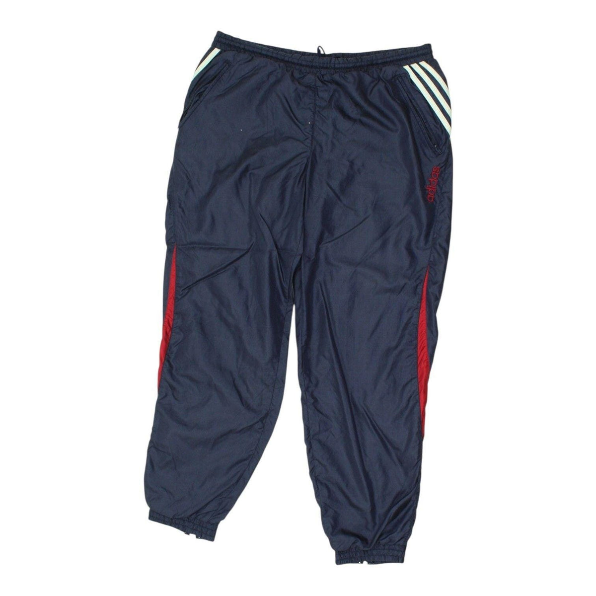 Adidas Mens Tracksuit Bottoms Vintage Navy 90s Sports Joggers Track Pants Graphic Tee – Aesthetic Look · High-Quality Print