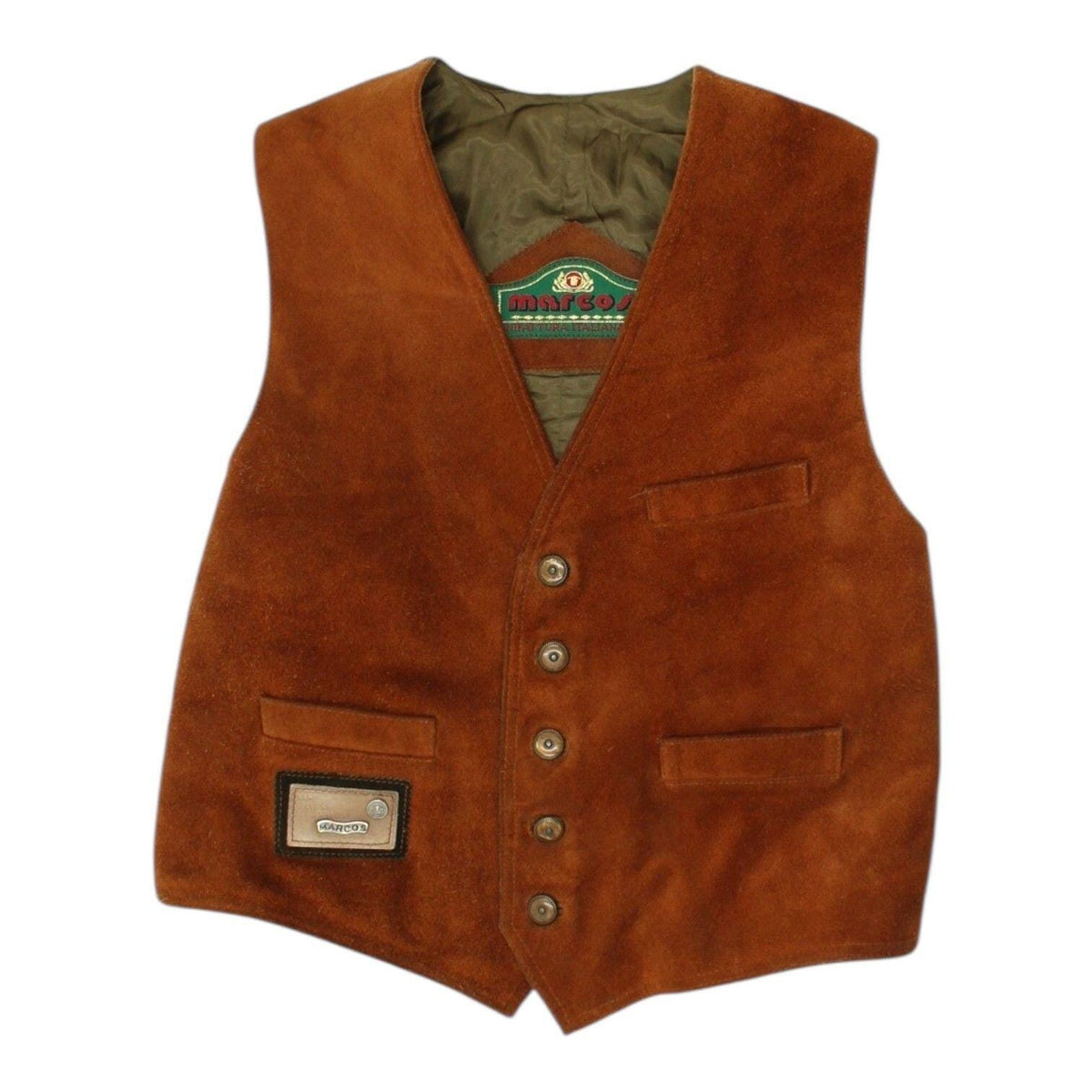 Marcos Mens Brown Vest Vintage Sleeveless Outdoor Button Down Smart Gilet Graphic Tee – Bold Style · Must-Have Style