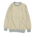 Vintage Mens Puma Sweatshirt Casual Sports Designer Yellow Grey Striped Sweatshirt – Cozy Vibes · Great Gift For Fans