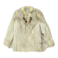 Vintage Womens Fur Jacket Grey High End Luxury Winter Outerwear Coat Graphic Tee – Bold Style · High-Quality Print