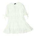 Twin Set Kids Dress Vintage White Designer Girls Short Sleeve Summer Clothing Graphic Tee – Warm & Stylish · Must-Have Style