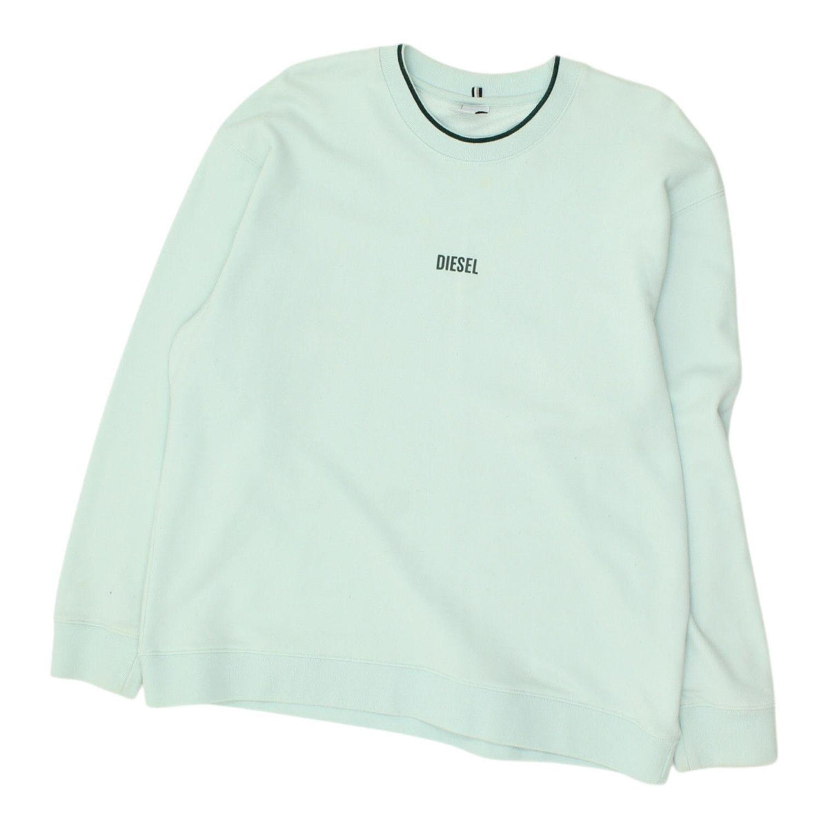Diesel Mens Blue Sweatshirt Vintage Designer Crew Neck Casual Logo Jumper Sweatshirt – Bold Style · Perfect For Daily Wear